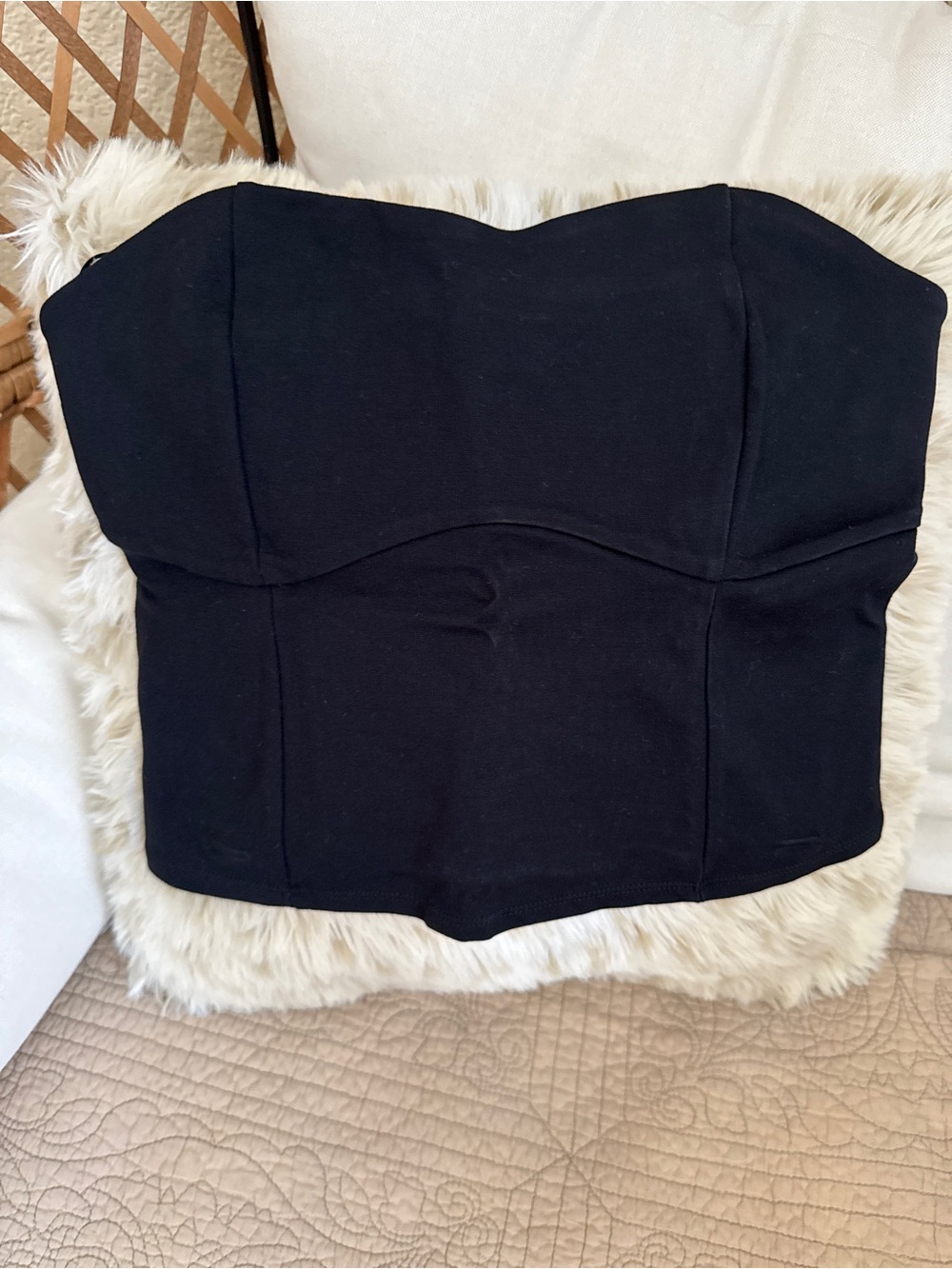 A New Day black ponte tube top medium